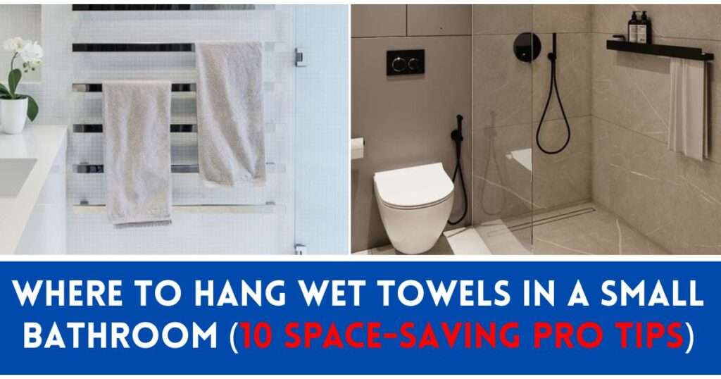 Where to Hang Wet Towels in a Small Bathroom