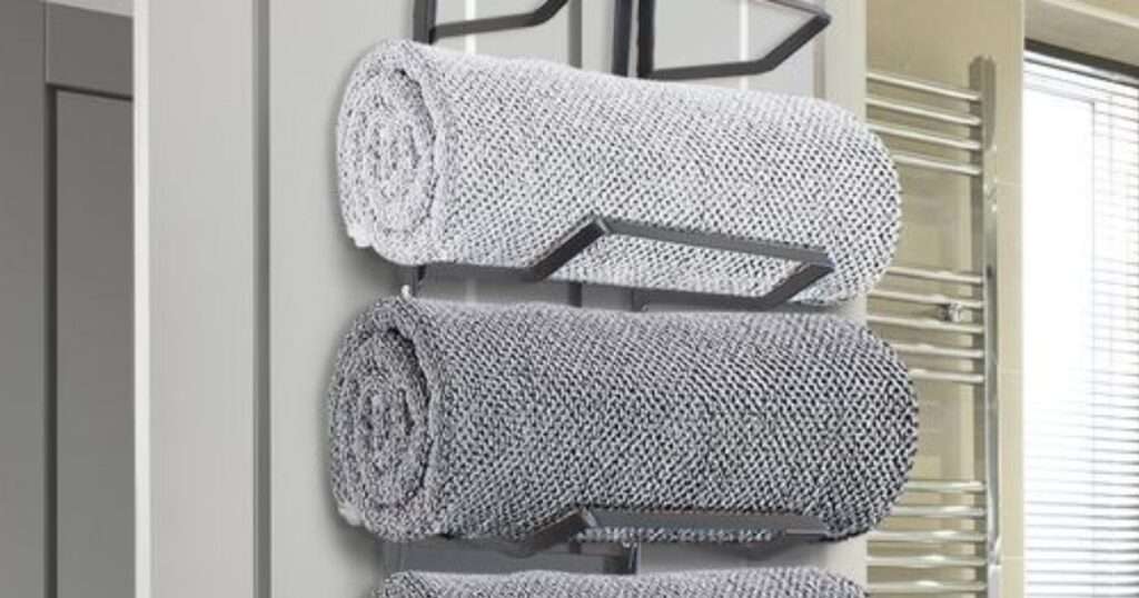 wet towel over-the-door towel racks